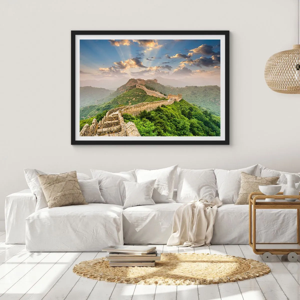 Poster în ramă neagră - Măreția netrecătoare - 40x30 cm