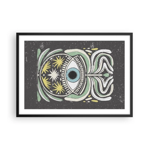 Poster în ramă neagră - Ritualuri tribale - 70x50 cm
