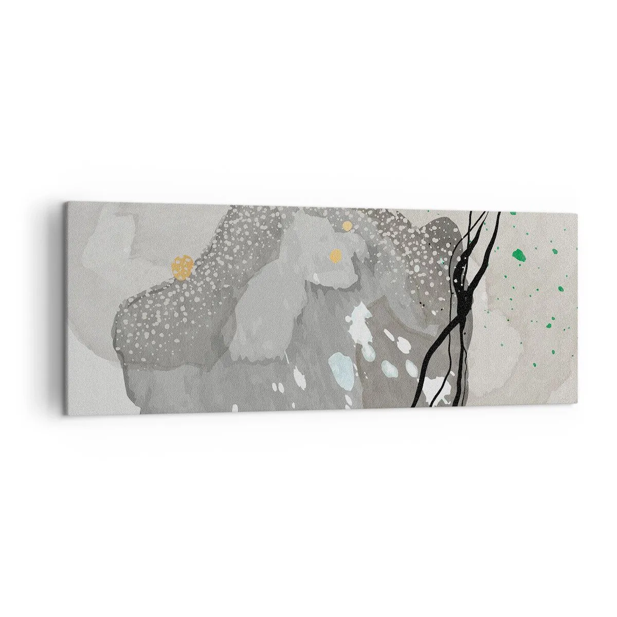 Tablou pe pânză - Compoziție organică - 140x50 cm