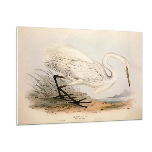 Tablou pe sticlă - Doamna în stufărișuri - 120x80 cm