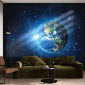 Tapet Autoadeziv Deluxe Sticker - Suntem în ceruri - Cosmos, Planeta Pământ, Glob - 400x280 cm