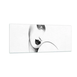 Tablou pe sticlă - În stilul Lempickei - 100x40 cm