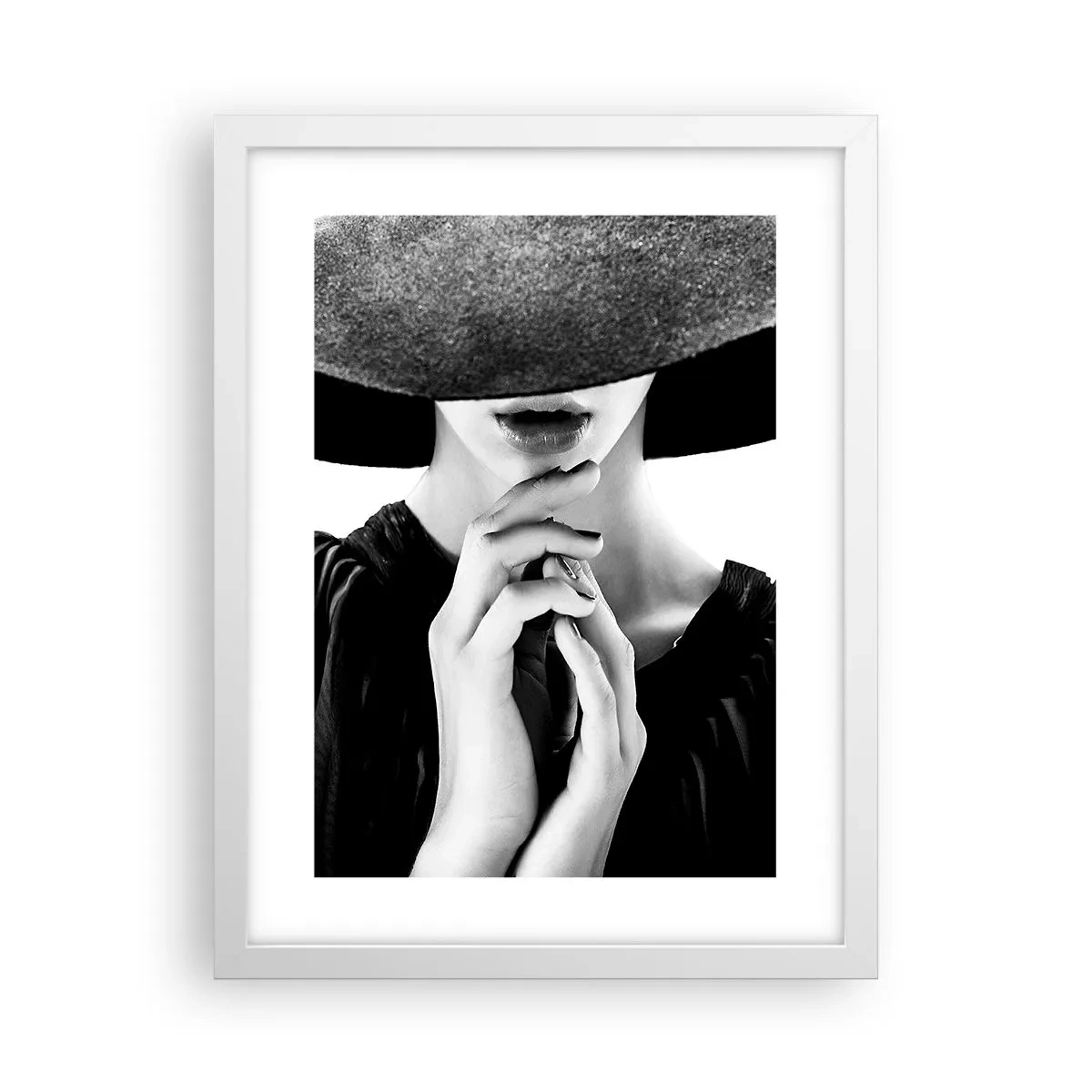 Poster în ramă albă - Frumusețea ascunsă - 30x40 cm