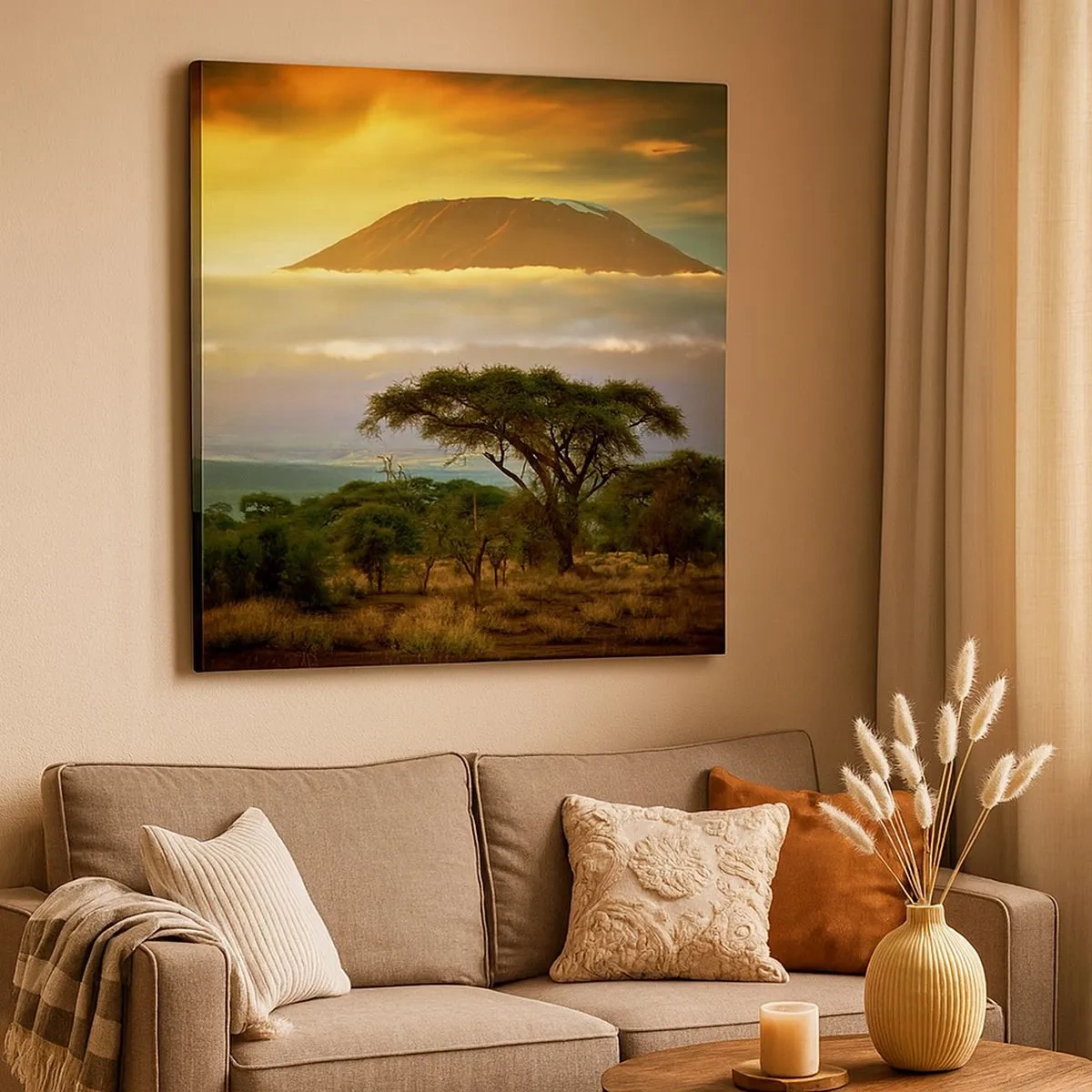 Tablou pe pânză - Visul unui călător - 30x30 cm