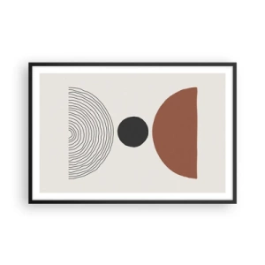 Poster în ramă neagră - În centrul atenției - 91x61 cm