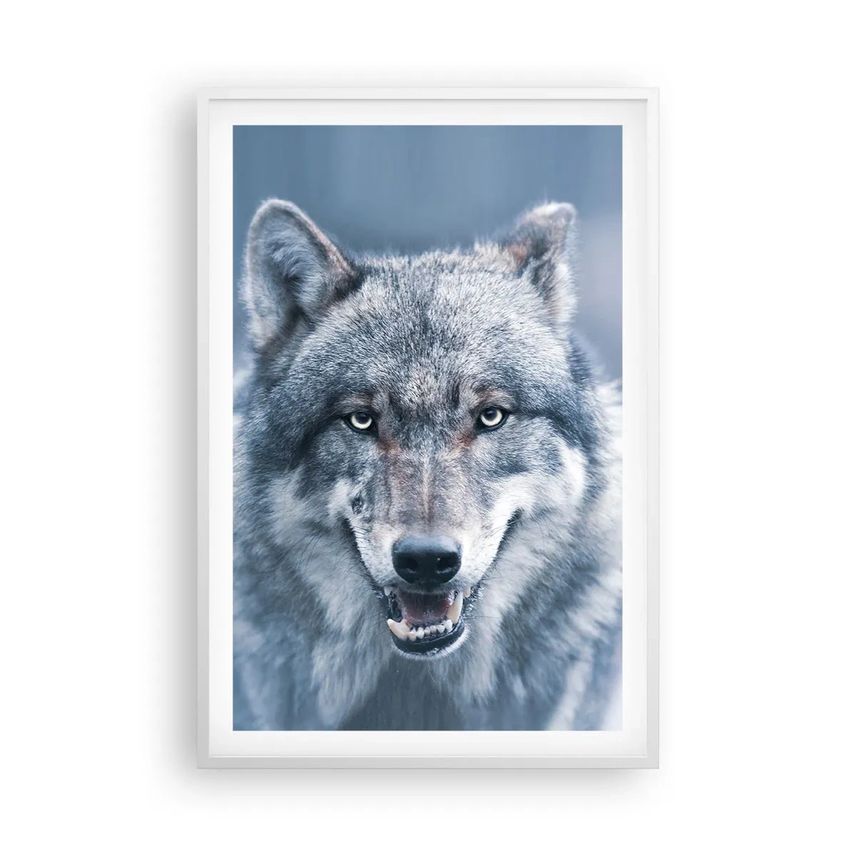 Poster în ramă albă - Accepți provocarea? - 61x91 cm