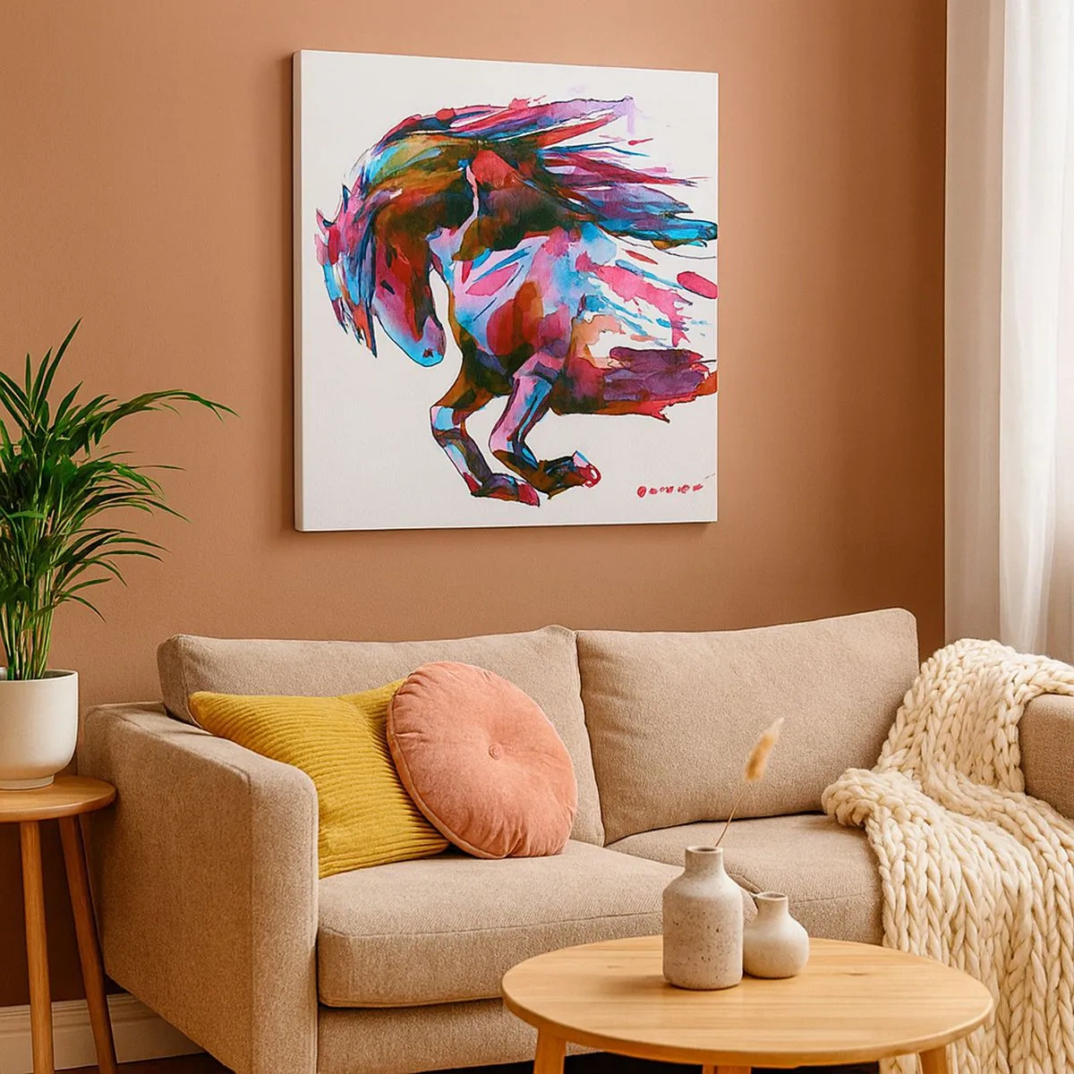 Tablou pe pânză - În exaltare - 30x30 cm