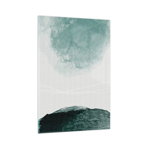 Tablou pe sticlă - Întâlnire cu ceața - 80x120 cm