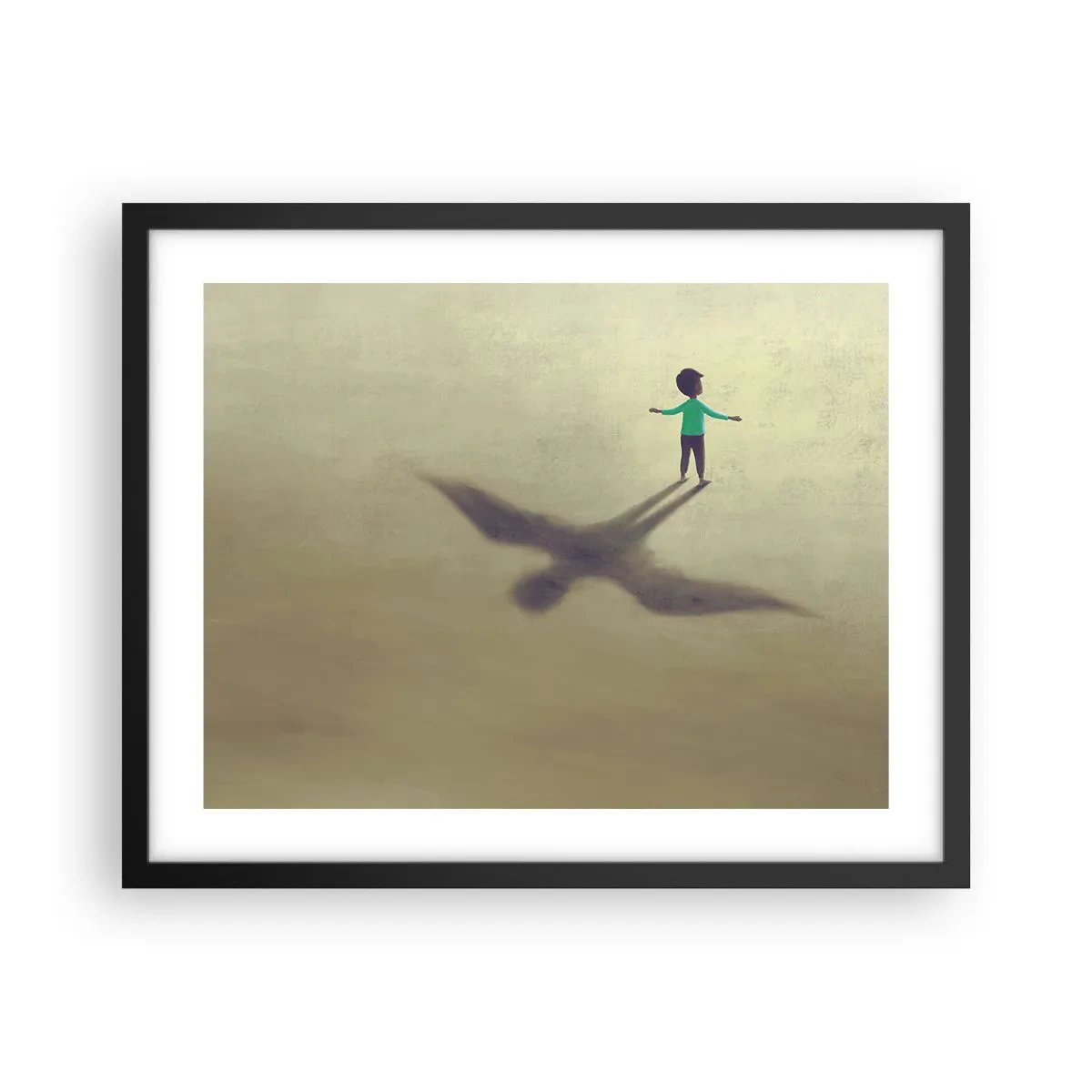 Poster în ramă neagră - Eroul viitorului - 50x40 cm