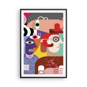 Poster în ramă neagră - Am venit de la domnul Picasso - 61x91 cm