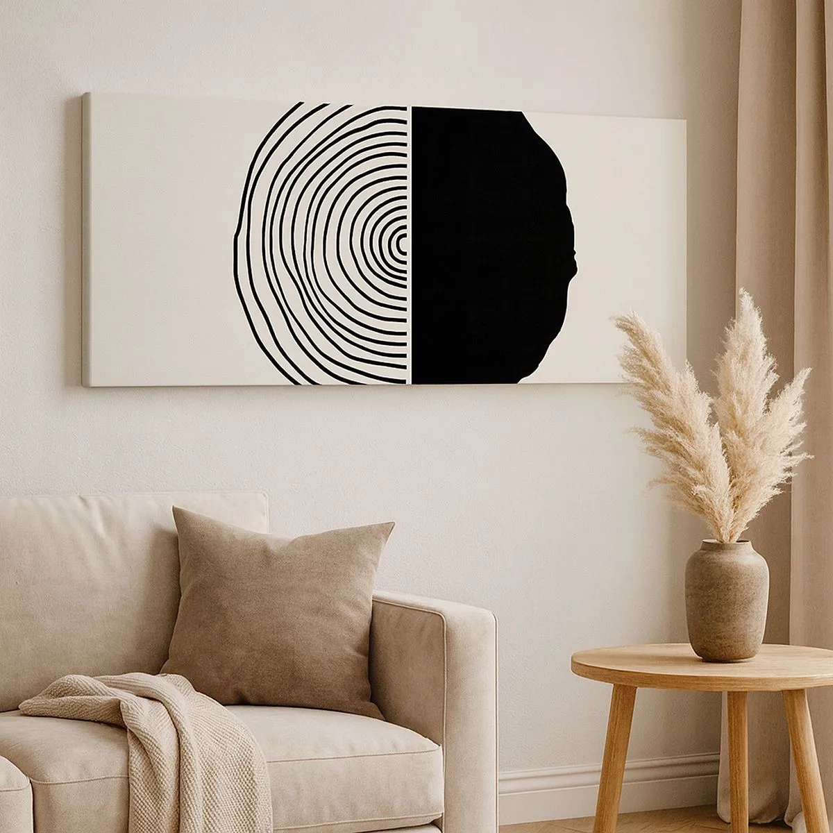 Tablou pe pânză - Jumi-juma - 100x40 cm