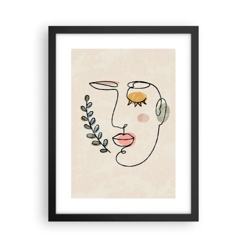 Poster în ramă neagră - Pacea regăsită - 30x40 cm