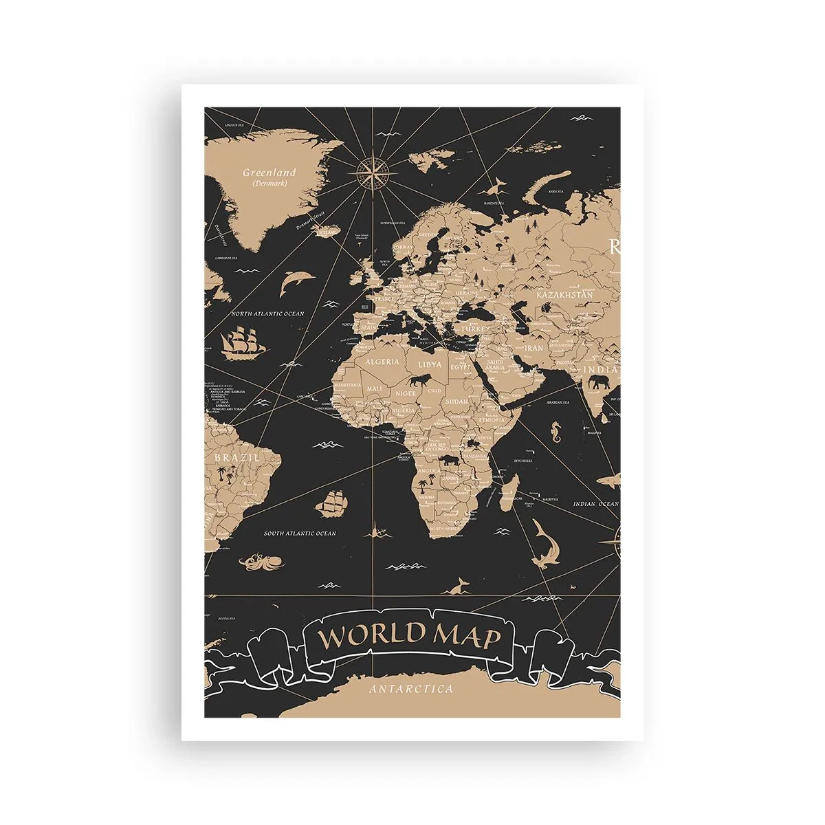 Poster - Limitele lumii mele - 70x100 cm