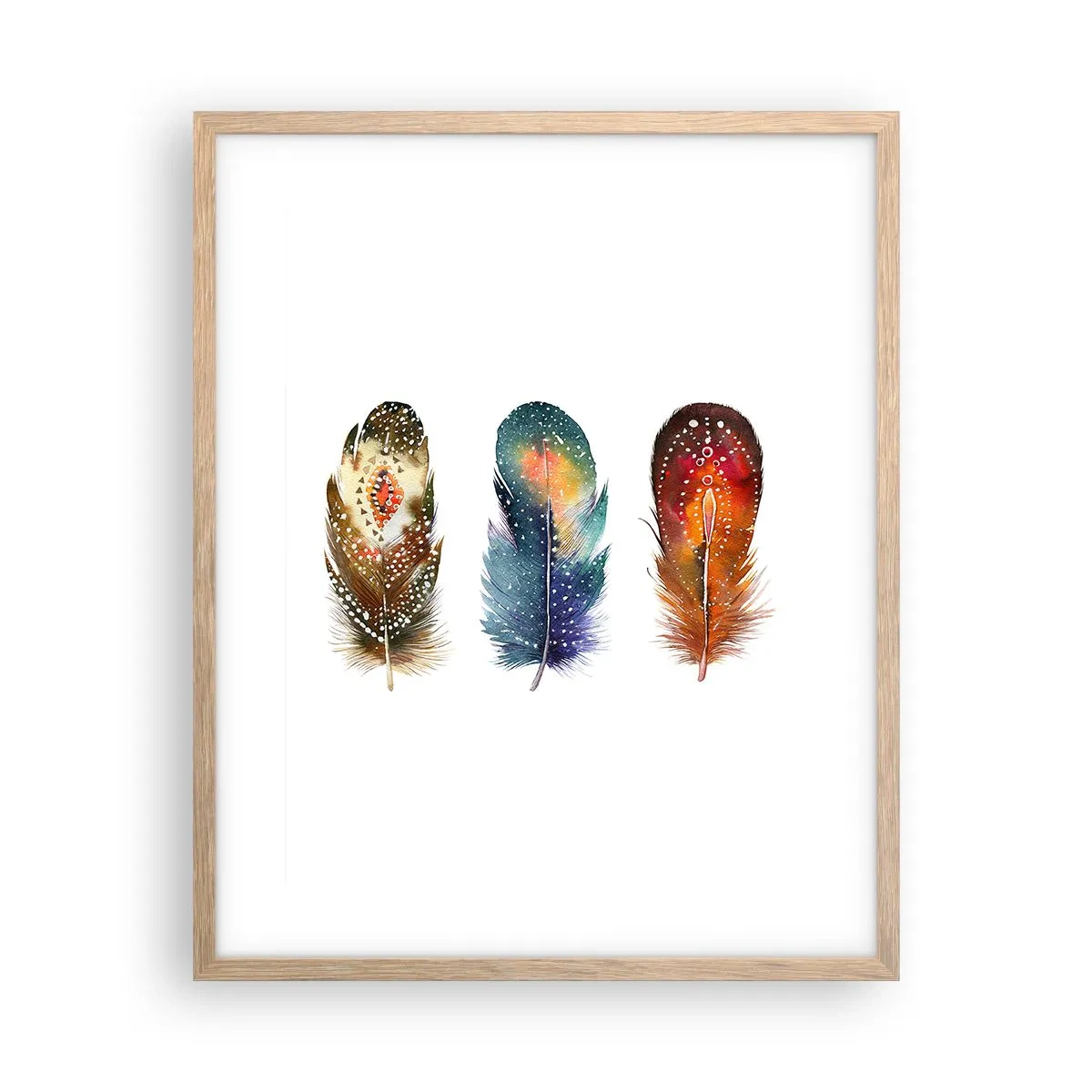 Poster în ramă de stejar deschis - Ritualuri, rituri, mistere - 40x50 cm