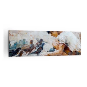 Tablou pe pânză - Cei mici și cei mai cuminți - 160x50 cm