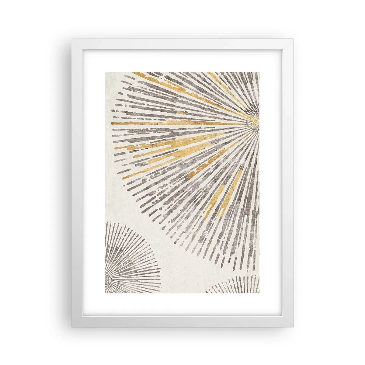 Poster în ramă albă - Frumusețea razei - 30x40 cm