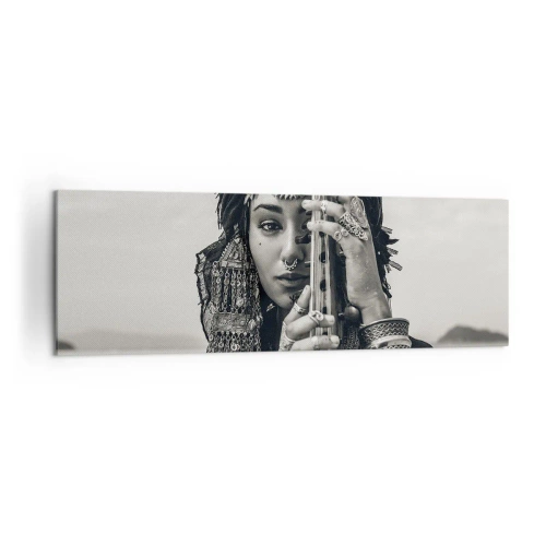 Tablou pe pânză - Muzica orientală în sine - 160x50 cm
