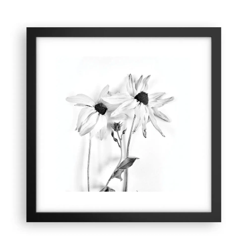 Poster în ramă neagră - Nimeni nu vrea să fie singur - 30x30 cm