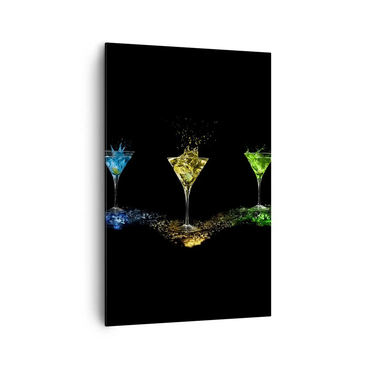 Tablou pe pânză - Culori de bucurie în sticla de cristal - 80x120 cm