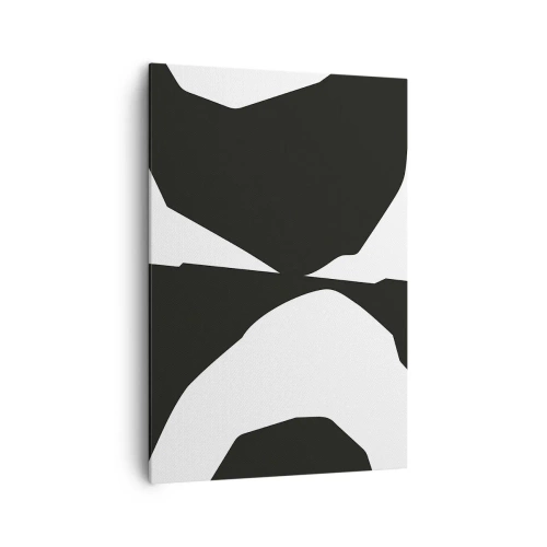 Tablou pe pânză - Pozitiv -negativ - 70x100 cm