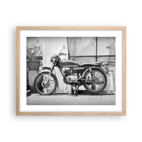Poster în ramă de stejar deschis - Clasicul înainte de toate - 50x40 cm