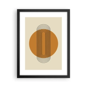 Poster în ramă neagră - Planul perfect - 30x40 cm