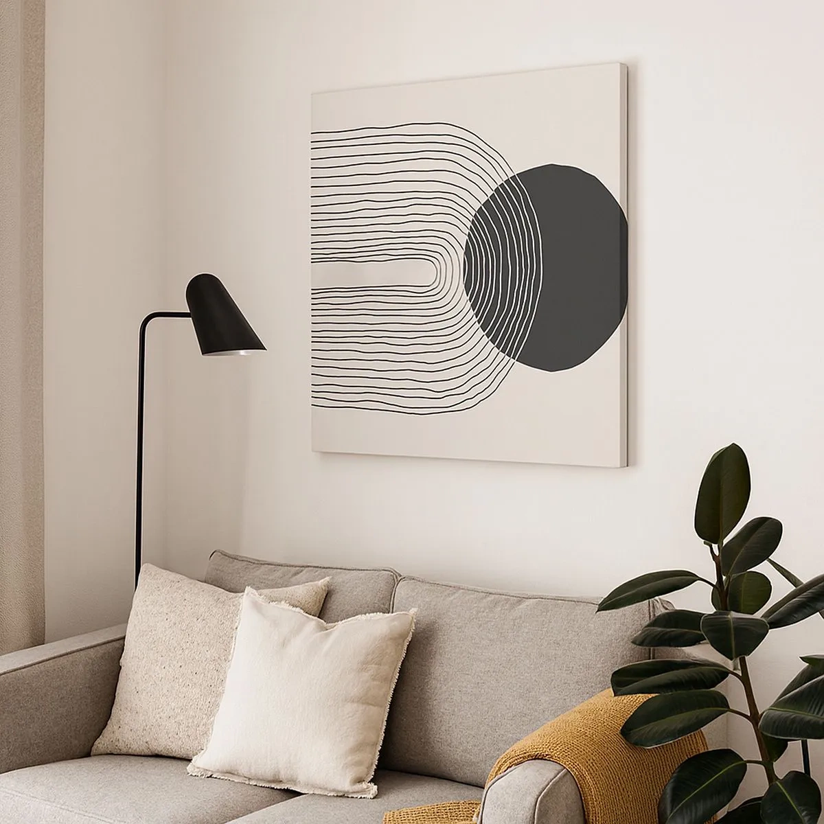 Tablou pe pânză - Tremurând și încrezător - 30x30 cm