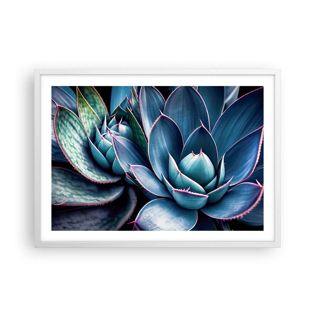 Poster în ramă albă - Forța vitală - 70x50 cm