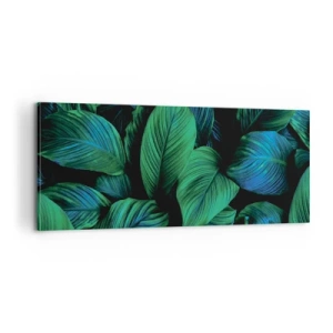 Tablou pe pânză - Traficul verde - 100x40 cm