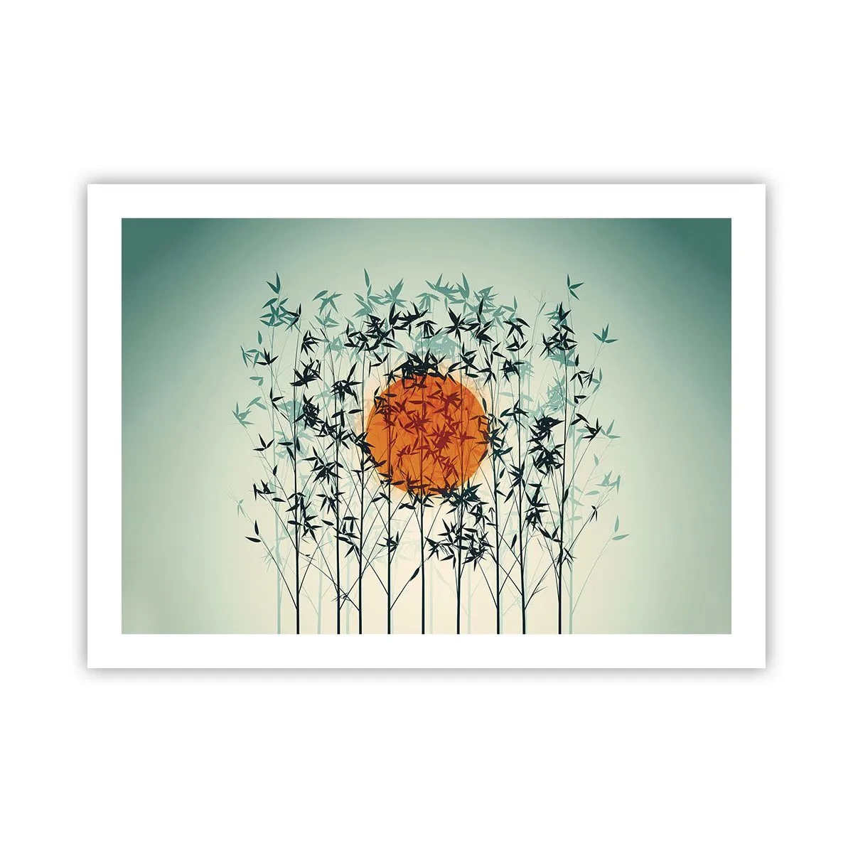 Poster - Soarele japonez - 70x50 cm