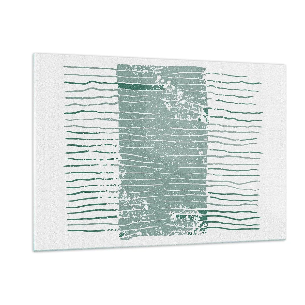 Tablou pe sticlă - Abstracție marină - 120x80 cm