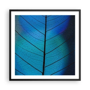 Poster în ramă neagră - Construcție de finețe - 60x60 cm