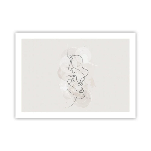 Poster - Încurcați într-o îmbrățișare - 70x50 cm