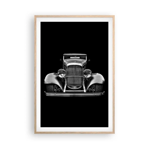 Poster în ramă de stejar deschis - Un adevărat gentleman - 61x91 cm