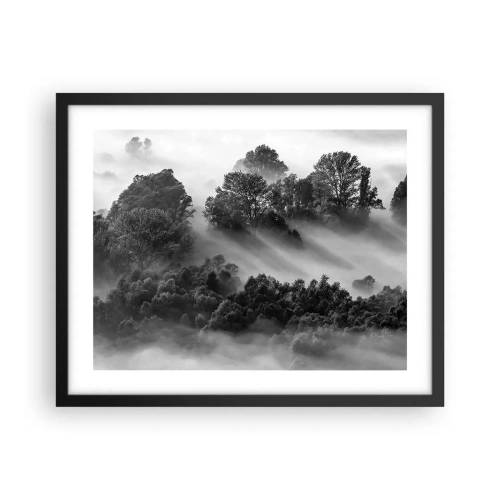 Poster în ramă neagră - Trezindu-se din somn - 50x40 cm