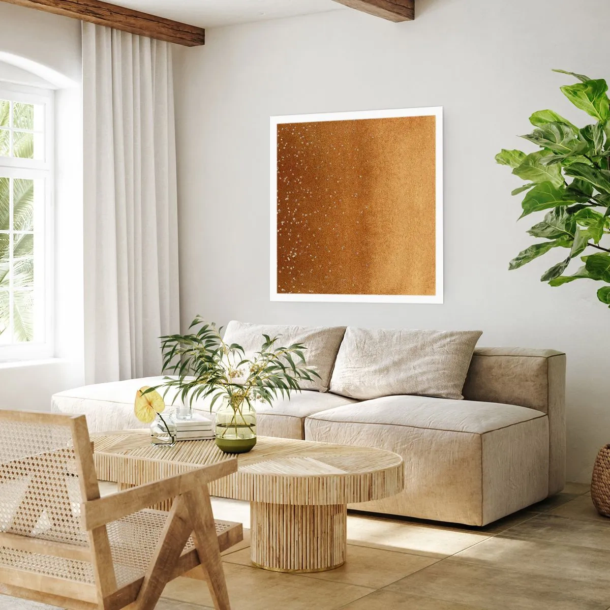 Poster - Nașterea luminii - 40x40 cm