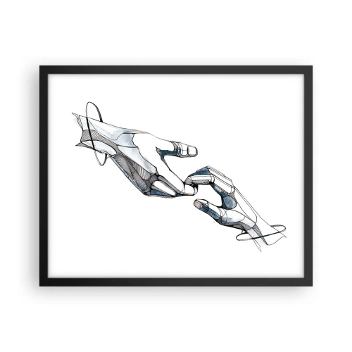 Poster în ramă neagră - Gest frumos - 50x40 cm