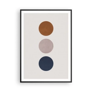 Poster în ramă neagră - Simbol de excelență - 70x100 cm