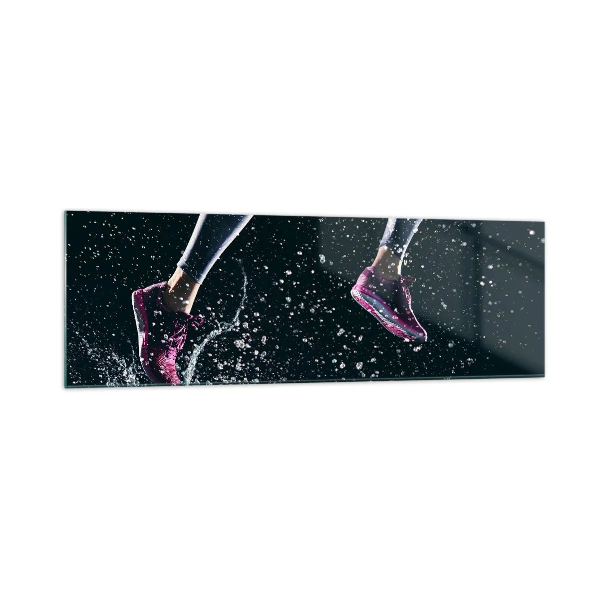 Tablou pe sticlă - Cât de mult puteți - 160x50 cm