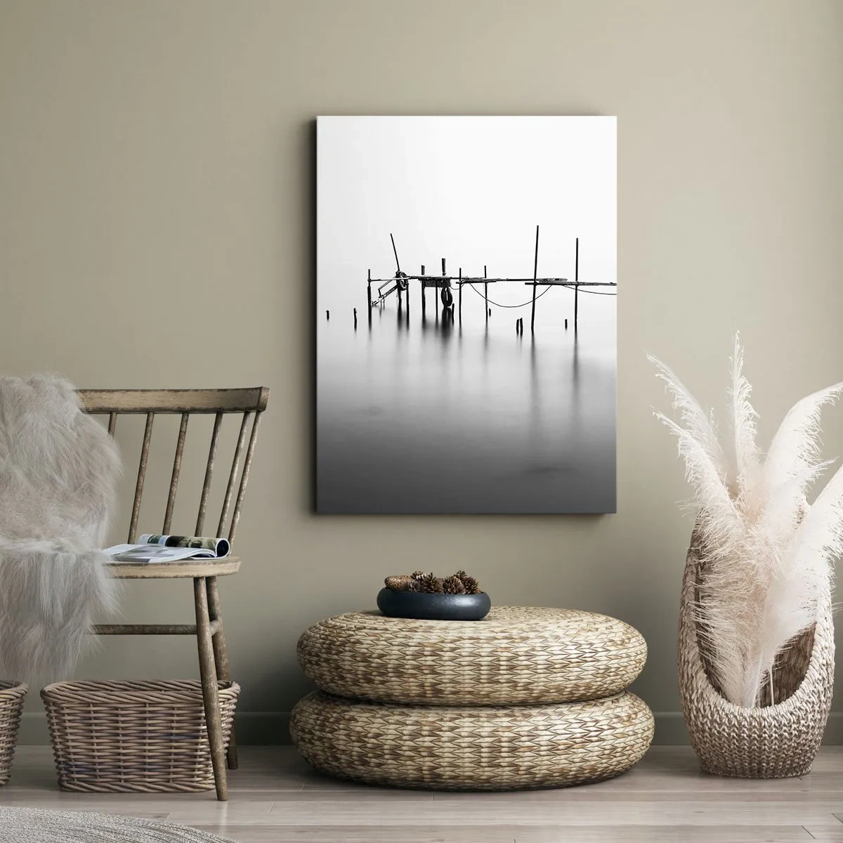 Tablou pe pânză - Și dacă lumea nu ar exista? - 45x80 cm