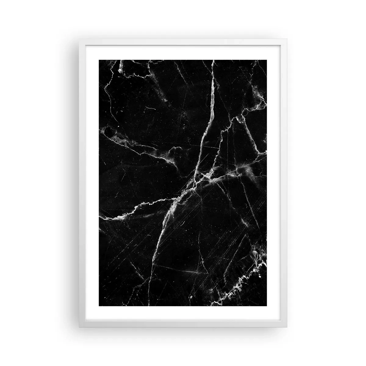 Poster în ramă albă - Viața secretă a unei pietre - 50x70 cm