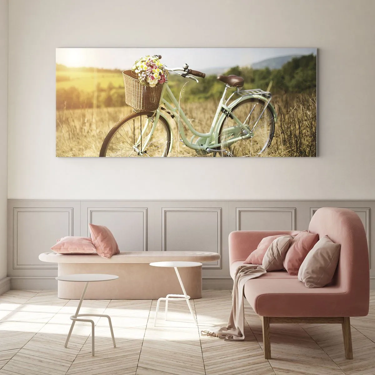 Tablou pe sticlă - Mă odihnesc aici un pic - 100x40 cm