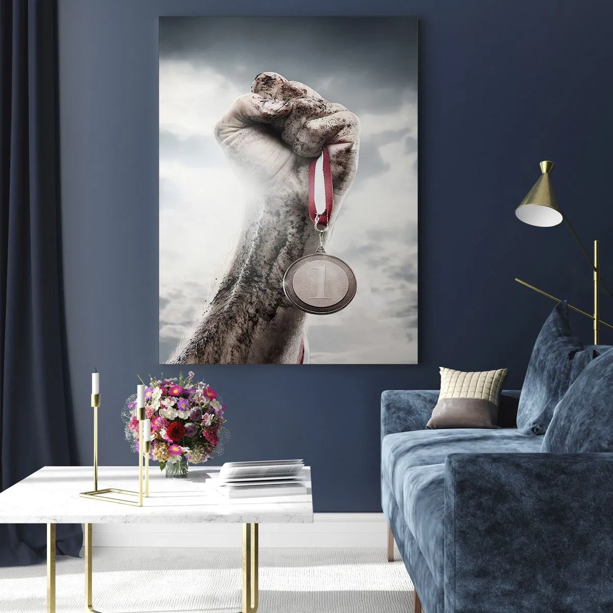 Tablou pe sticlă - Per aspera ad astra - 50x70 cm