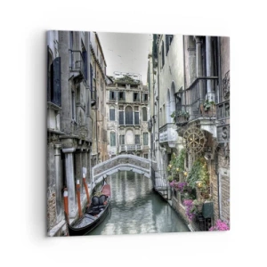 Tablou pe pânză - Timp de secole în reverie tăcută - 50x50 cm