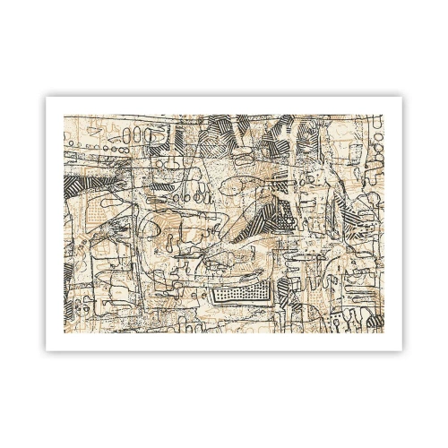 Poster - Așteaptă să fie descifrat - 70x50 cm