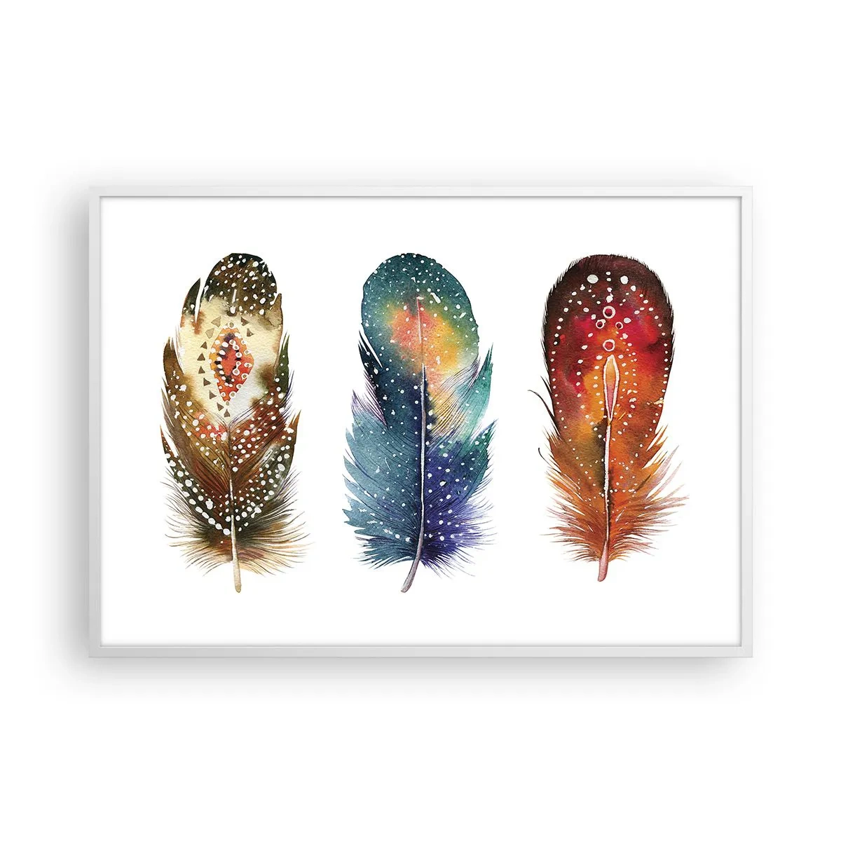 Poster în ramă albă - Ritualuri, rituri, mistere - 100x70 cm