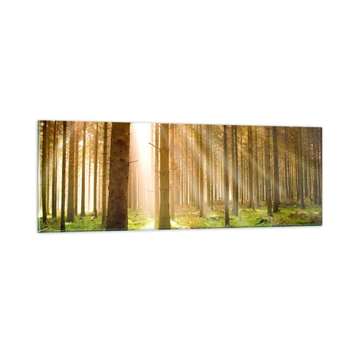 Tablou pe sticlă - Spiridușii sunt pe cale să apară - 90x30 cm