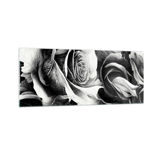 Tablou pe sticlă - Mereu regina - 100x40 cm