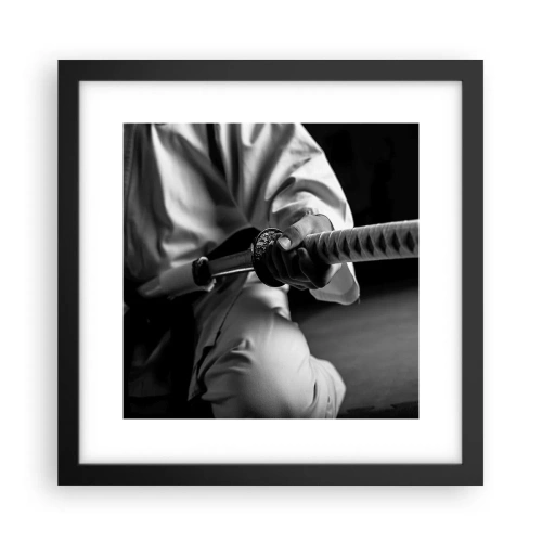 Poster în ramă neagră - Sufletul unui războinic - 30x30 cm