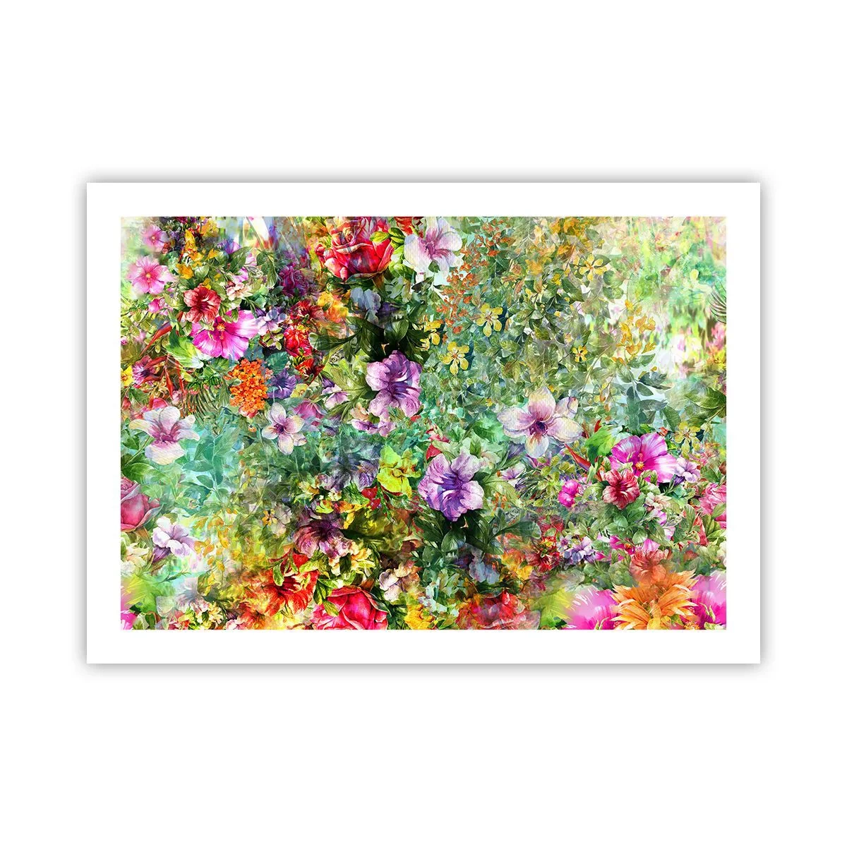 Poster - Să ne pierdem în flori - 70x50 cm
